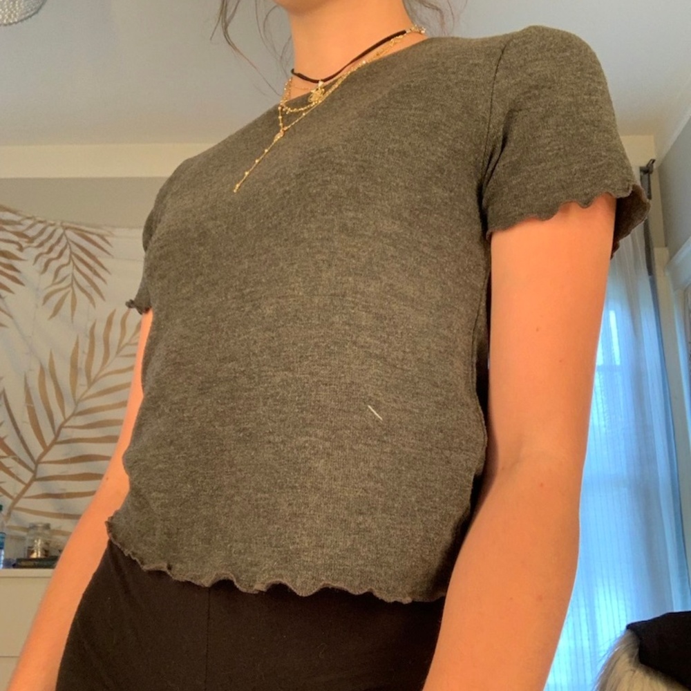 Ruffle Sleeve Forever 21 Shirt